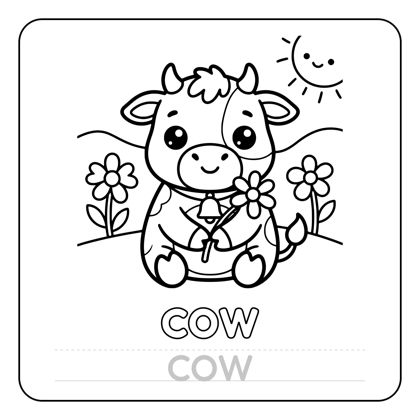 Animal coloring page for toddlers 1