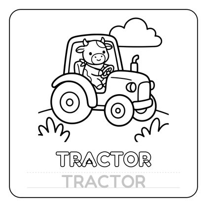 Truck coloring page for toddlers 1