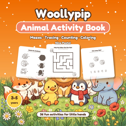 Woollypip – Animal Activity Book book cover