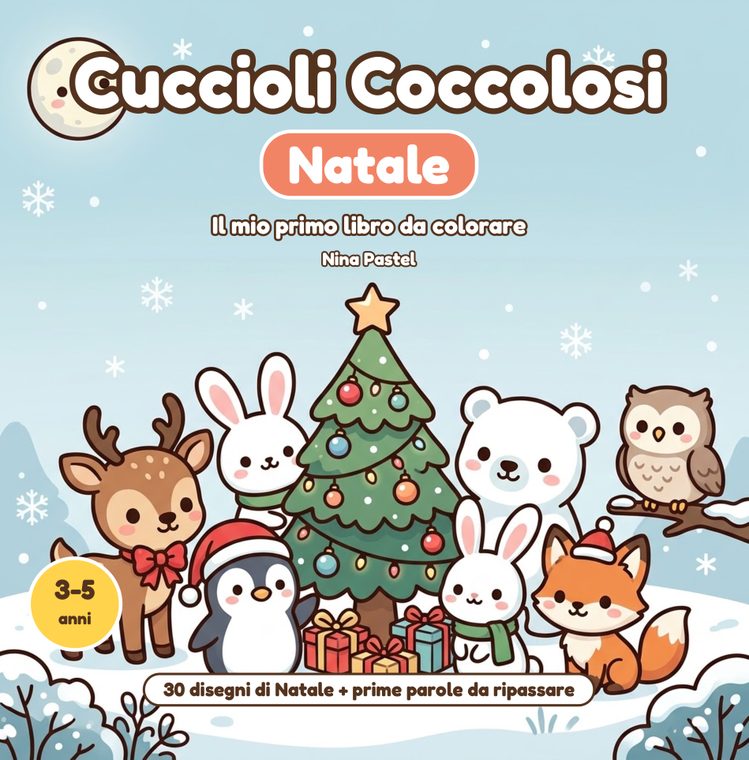 Copertina del libro Cuccioli Coccolosi – Natale