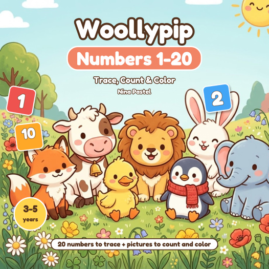 Woollypip – Numbers 1-20 book cover
