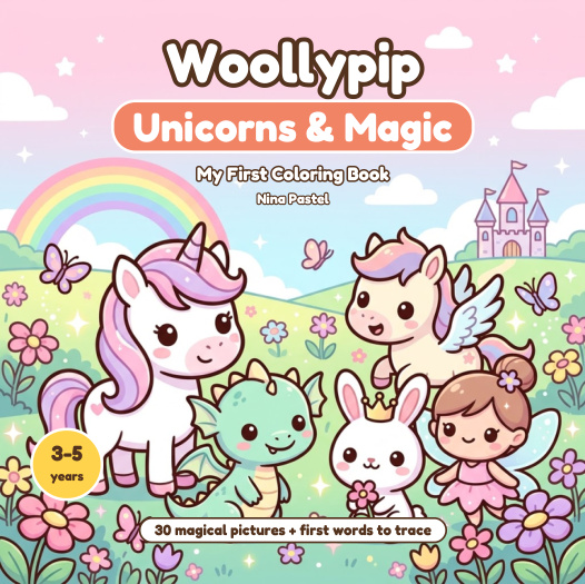 Woollypip – Unicorns & Magic book cover