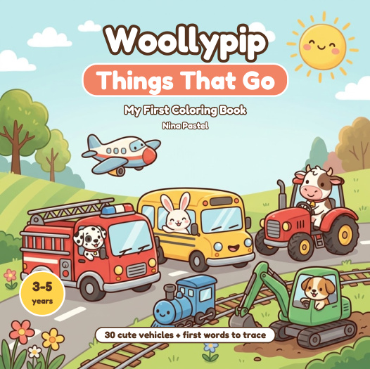 Woollypip – Things That Go book cover